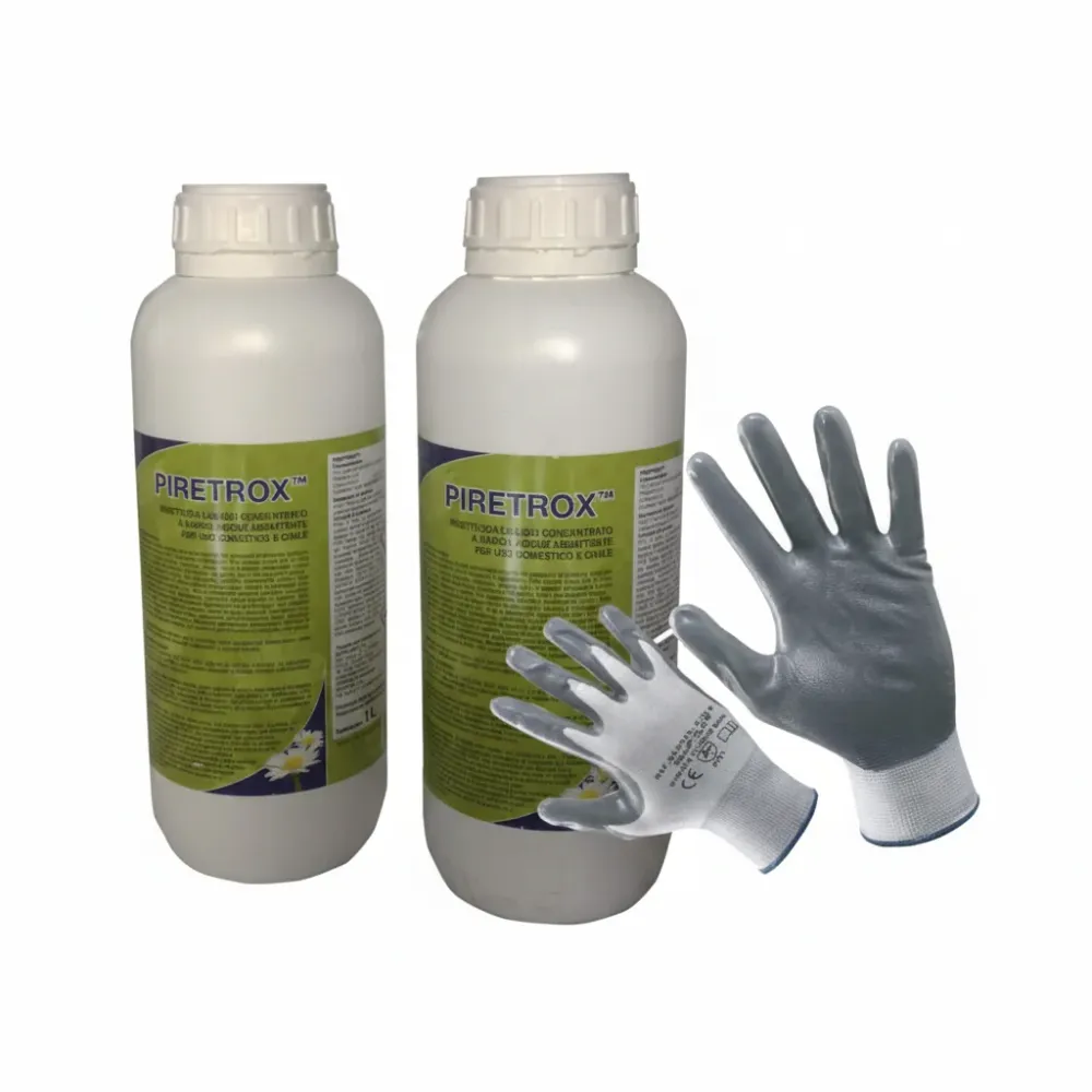 Insetticida Piretrox (2 bottiglie da 1Lt)Concentrato con Piretro Naturale