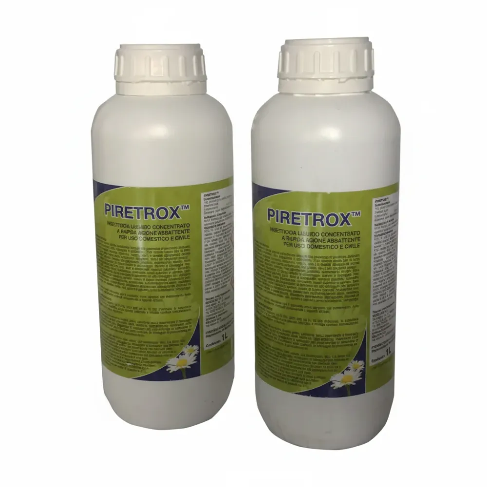 Insetticida Piretrox (2 bottiglie da 1Lt)Concentrato con Piretro Naturale