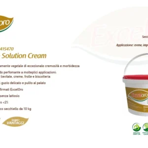 MARGARINA EXCEL ORO SOLUTION CREAM KG. 10 "secchiello" VANDERMOORTELE
