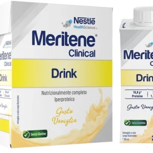 Meritene Clinical Drink Vaniglia 4 Bottiglie Da 200 Ml