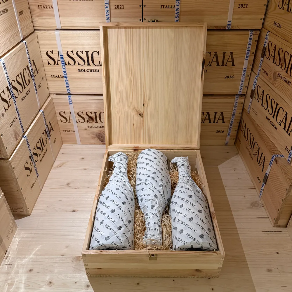 Moss Blanc 2022 Santa Barbara Verdicchio dei Castelli di Jesi DOC Classico Superiore - Cassa Legno 3 Bottiglie