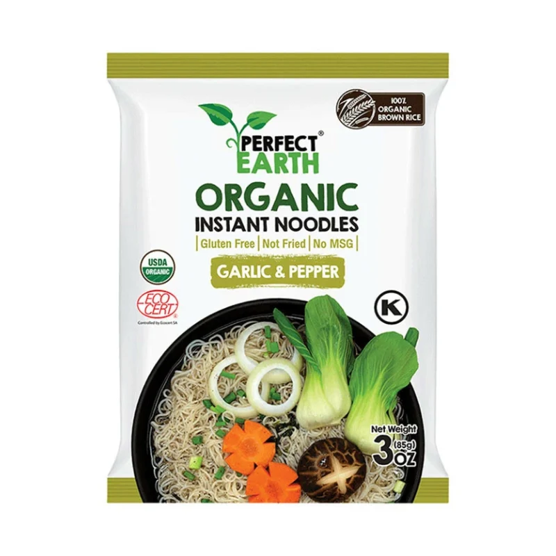 Noodles Istantanei Bio all’Aglio e Pepe - PERFECT EARTH - 85g