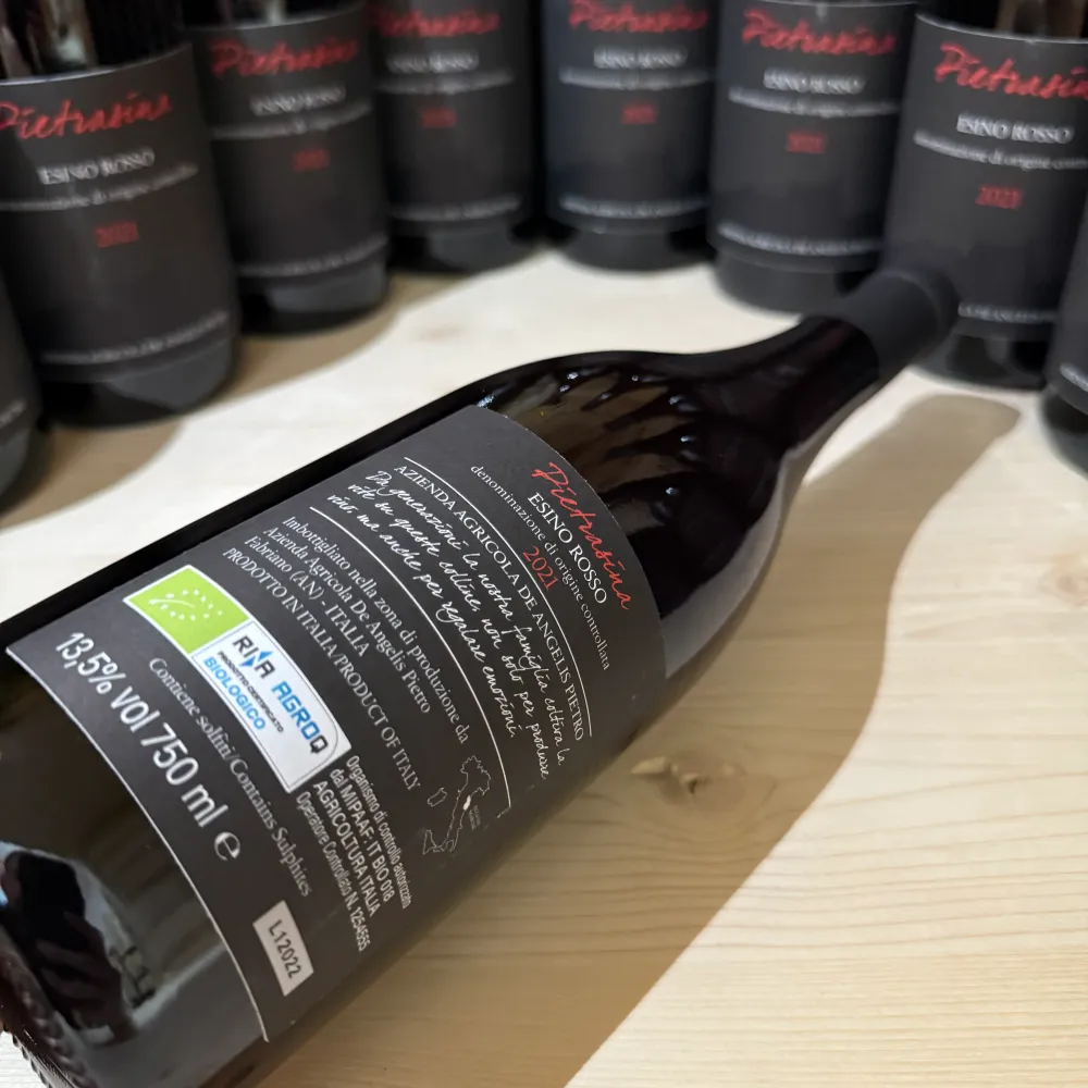 Pietrasina 2021 Esino Rosso DOC Azienda Agricola De Angelis - 6 Bottiglie