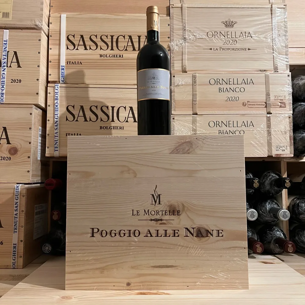 Poggio Alle Nane 2021 Le Mortelle Marchesi Antinori - Cassa Legno 6 Bottiglie