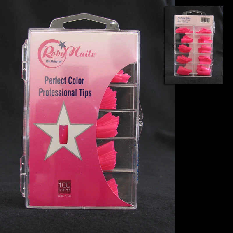 Professional tips 100 pz Roby fuxia