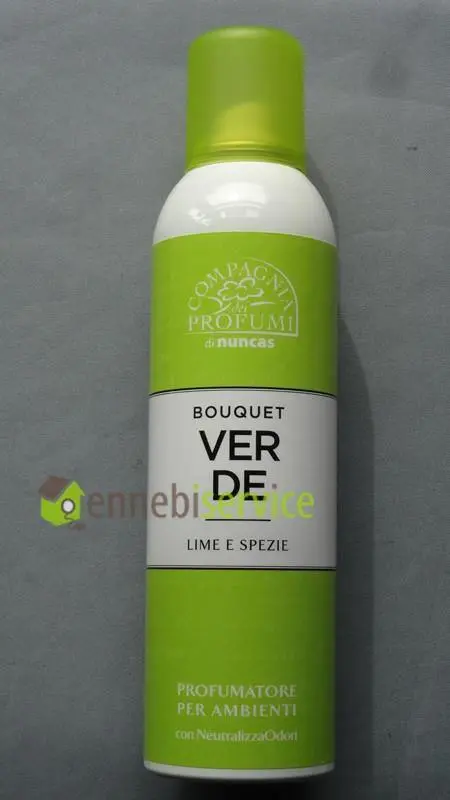 Profumatore spray bouquet verde - lime e spezie 250 ml Nuncas