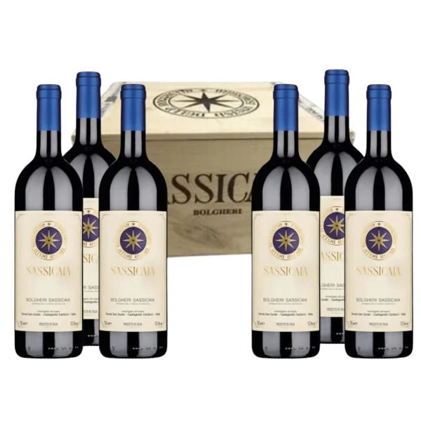 SASSICAIA 2022 CASSA LEGNO DA 6 BOTTIGLIE