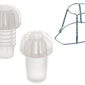 Tappi e gabbiette per bottiglie spumante. Prezzo per Confezione.