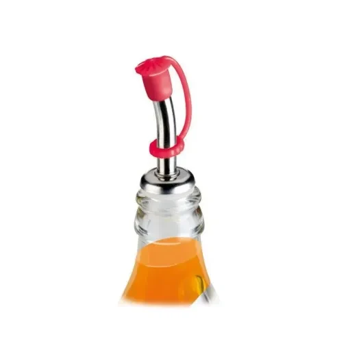 Tescoma Set 2 Beccucci Versatori Presto Acciaio Inox - Dosatore Olio, Aceto e Liquidi per Bottiglie Standard