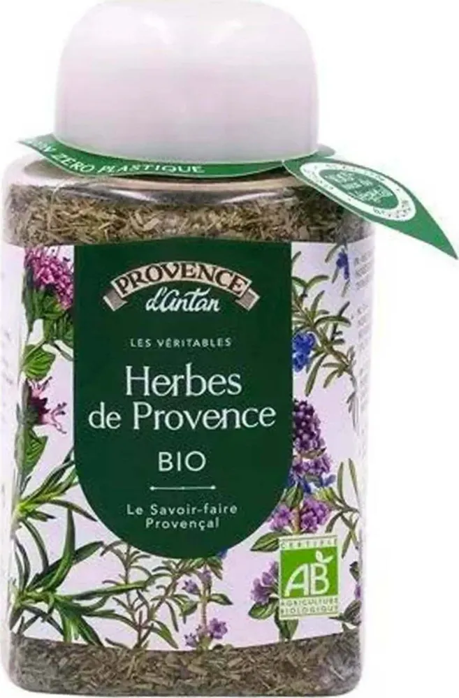 4 Vasetti Di Spezie Biologiche : Fior Di Sale Di Camargues / Erbe Di Provence / Misto Barbecue / Misto Per Insalata