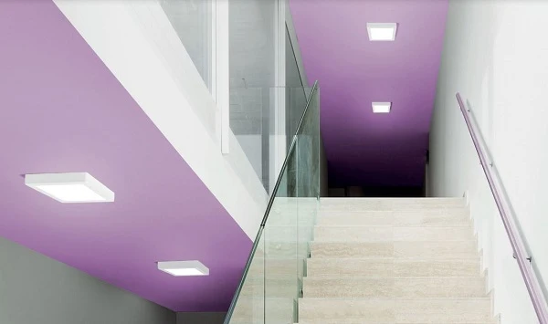 Vivida plafoniera led quadra bianca 6w 321lm