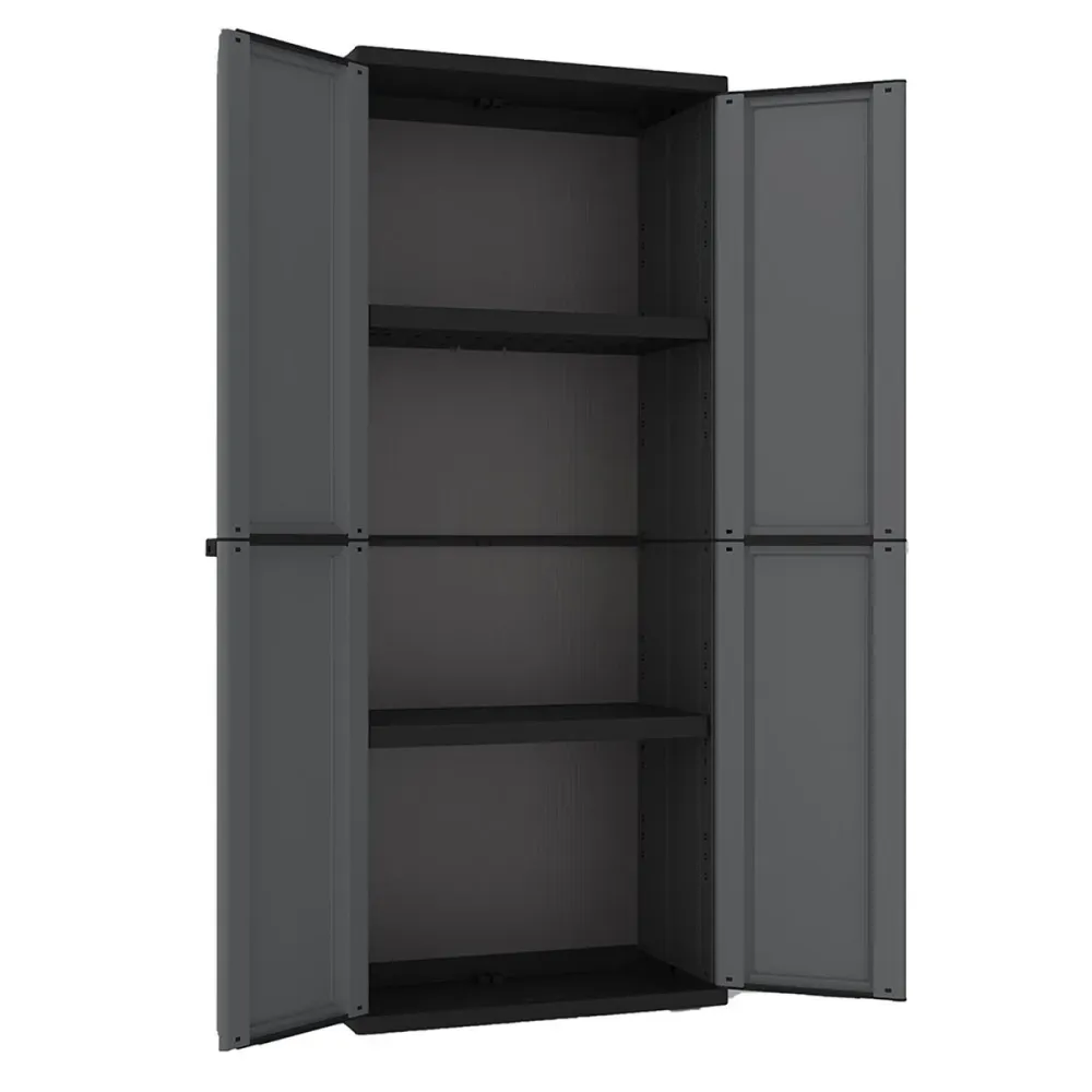 Armadio Terry j-base 268 Grigio ombroso polipropilene 68 x 37,5 x 163,5 cm