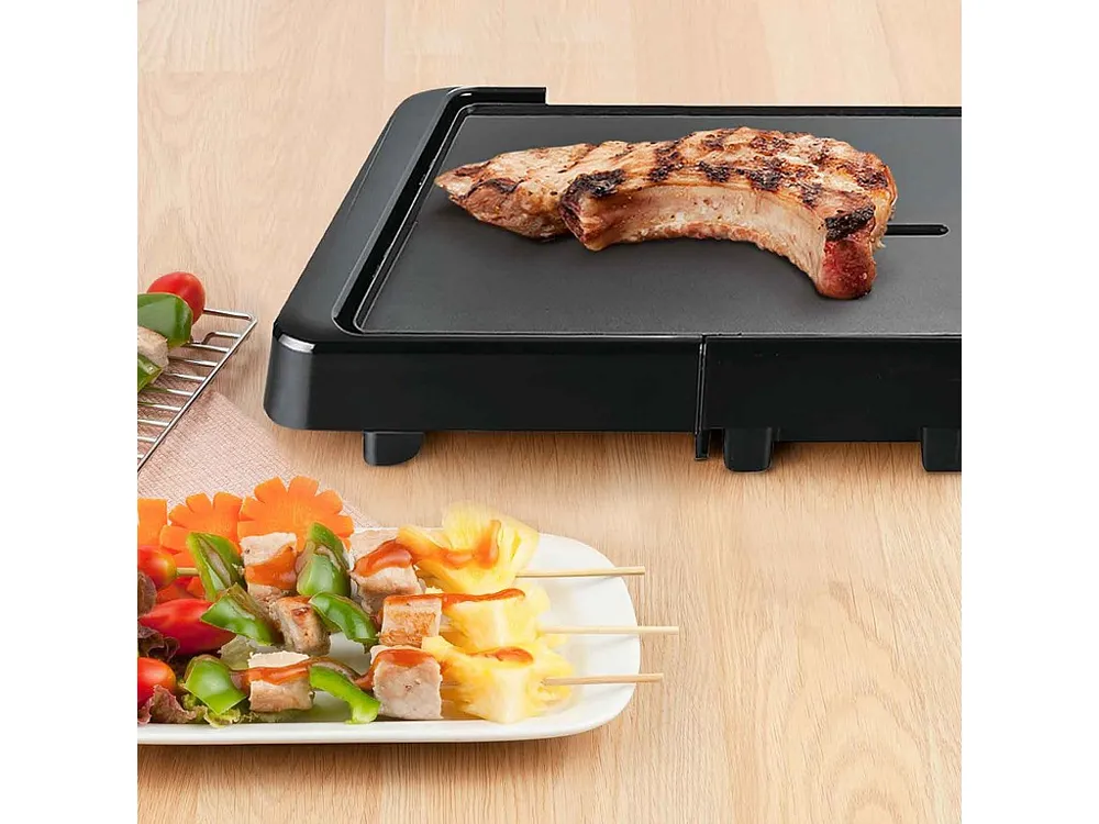 Dayron piastra antiaderente Griddle 2200W Nero