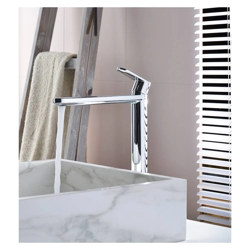 Miscelatore Lavabo elevato prolungato con scarico click clak serie Candy modello CA081KCR cromato Paffoni