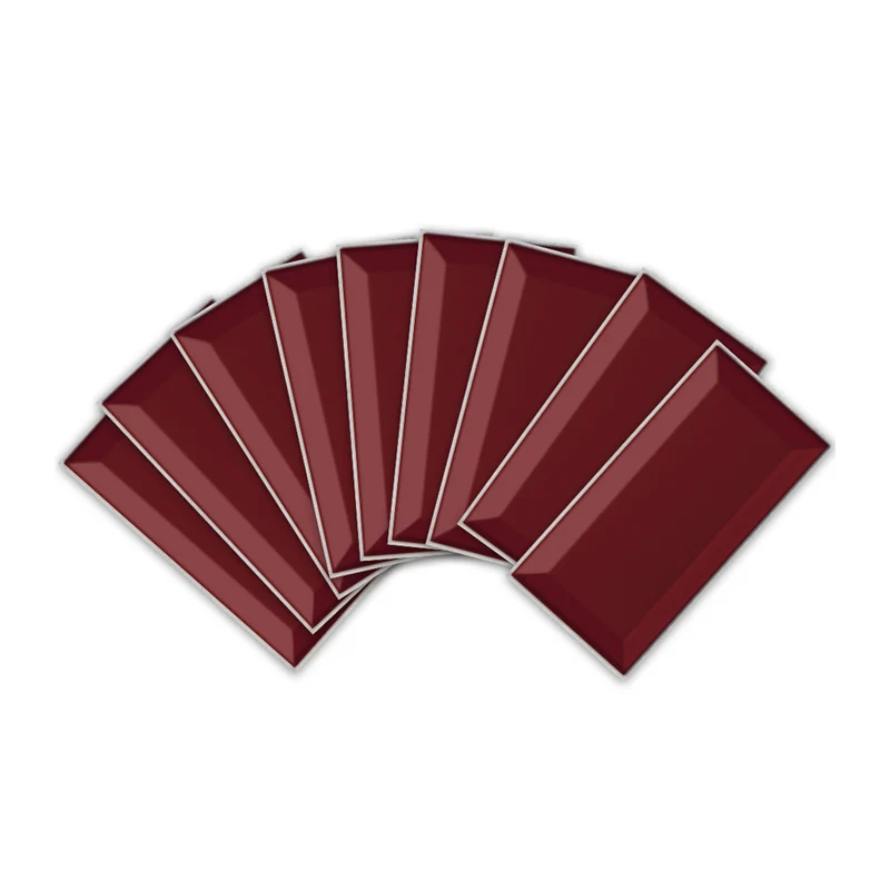 Pannelli di carta da parati autoadesivi muratura Pannelli murali PVC rurale per cucina, 8' x 4"