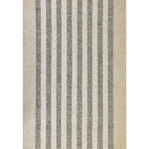 Tappeto lana bianco sudicio e nero 160 x 230 cm TACETTIN