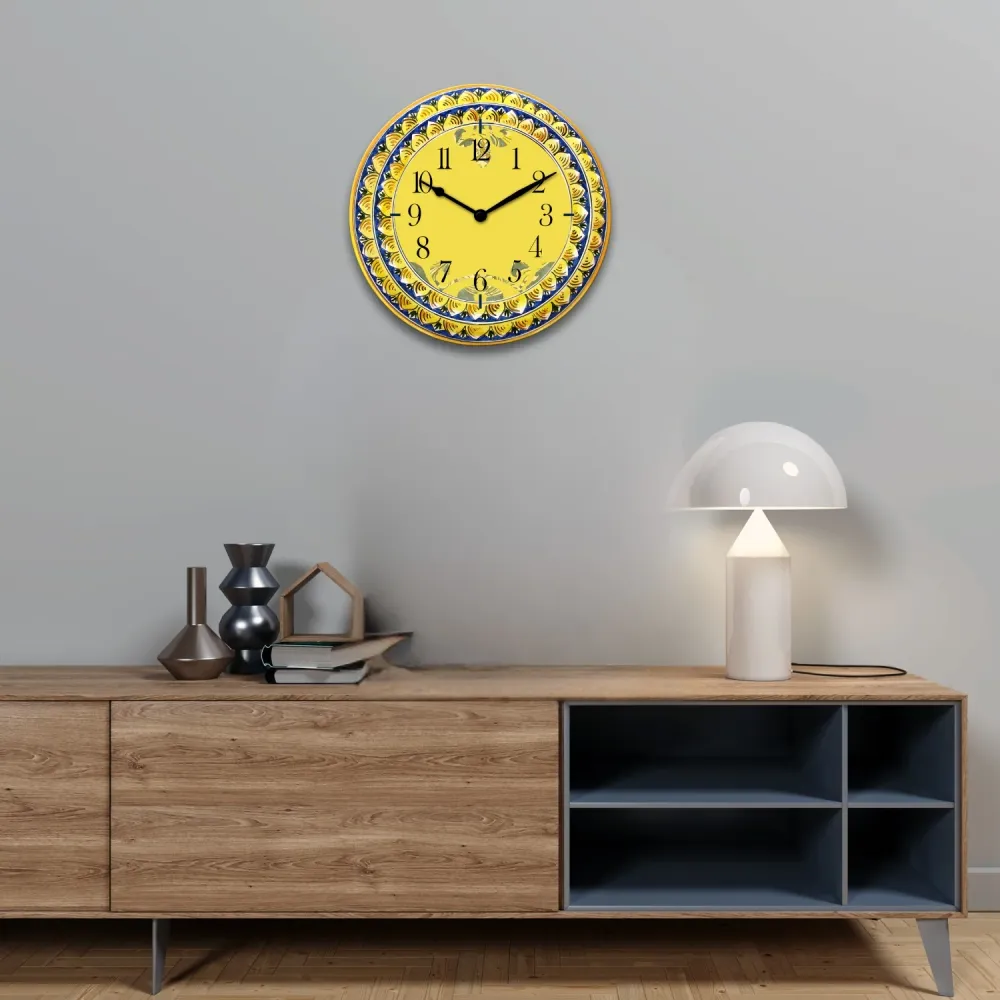 Orologio da Cucina Moderno Maiolica Siciliana - Modello Élite