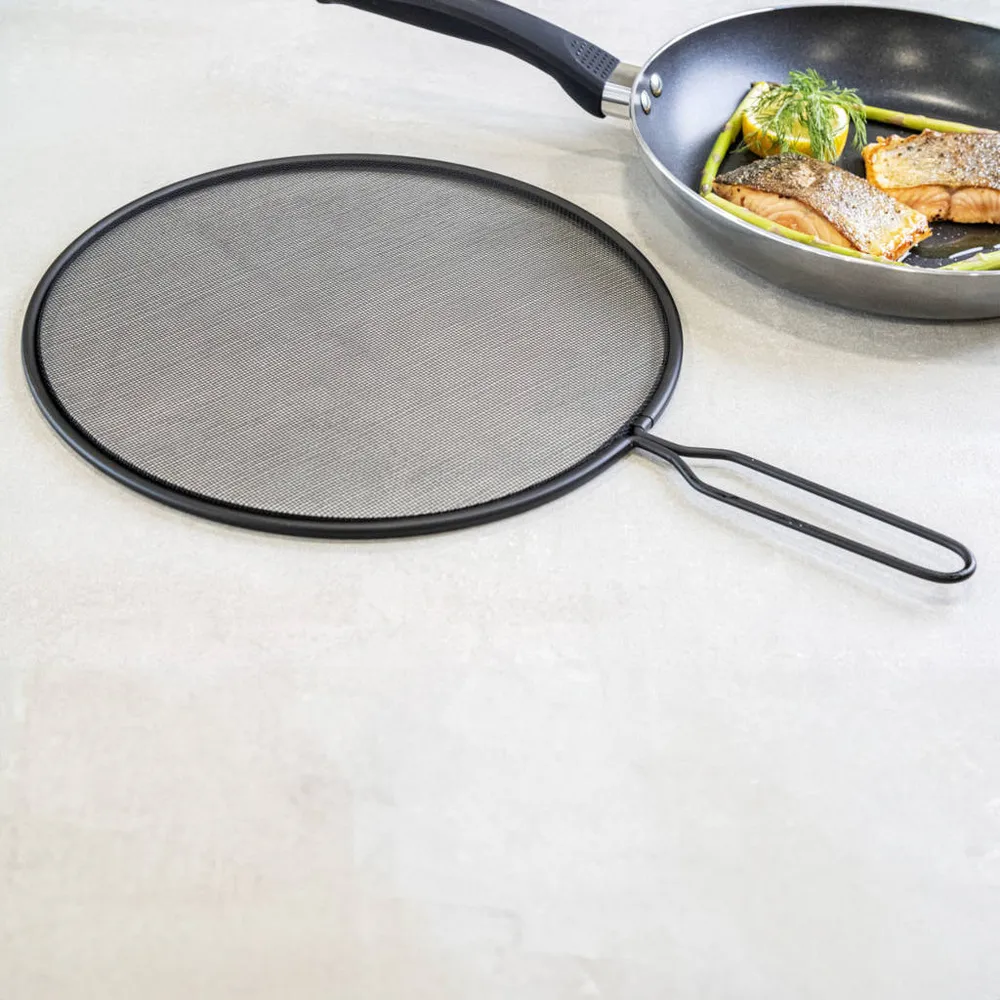Paraspruzzi filo nero KitchenCraft