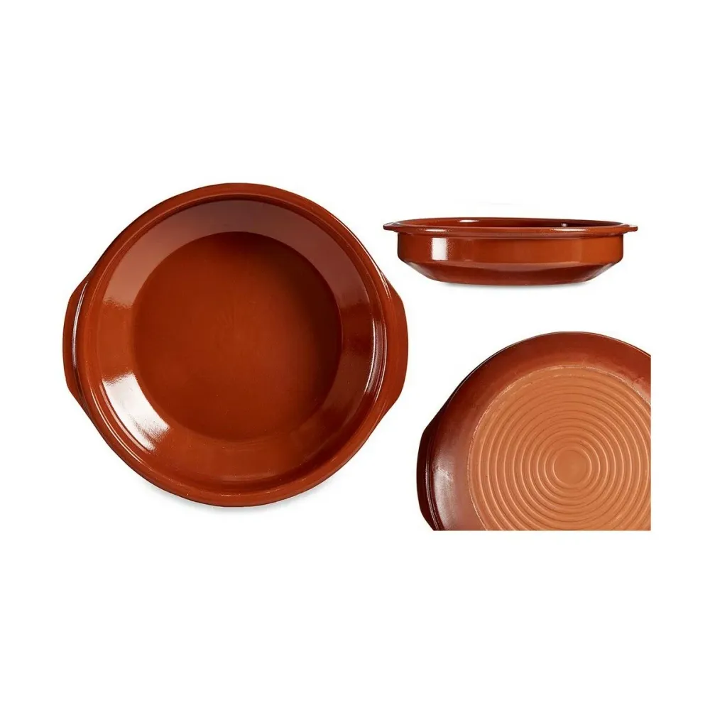 Teglia 0136 Mele Argilla cotta 38 x 7 x 36 cm (6 Unità)
