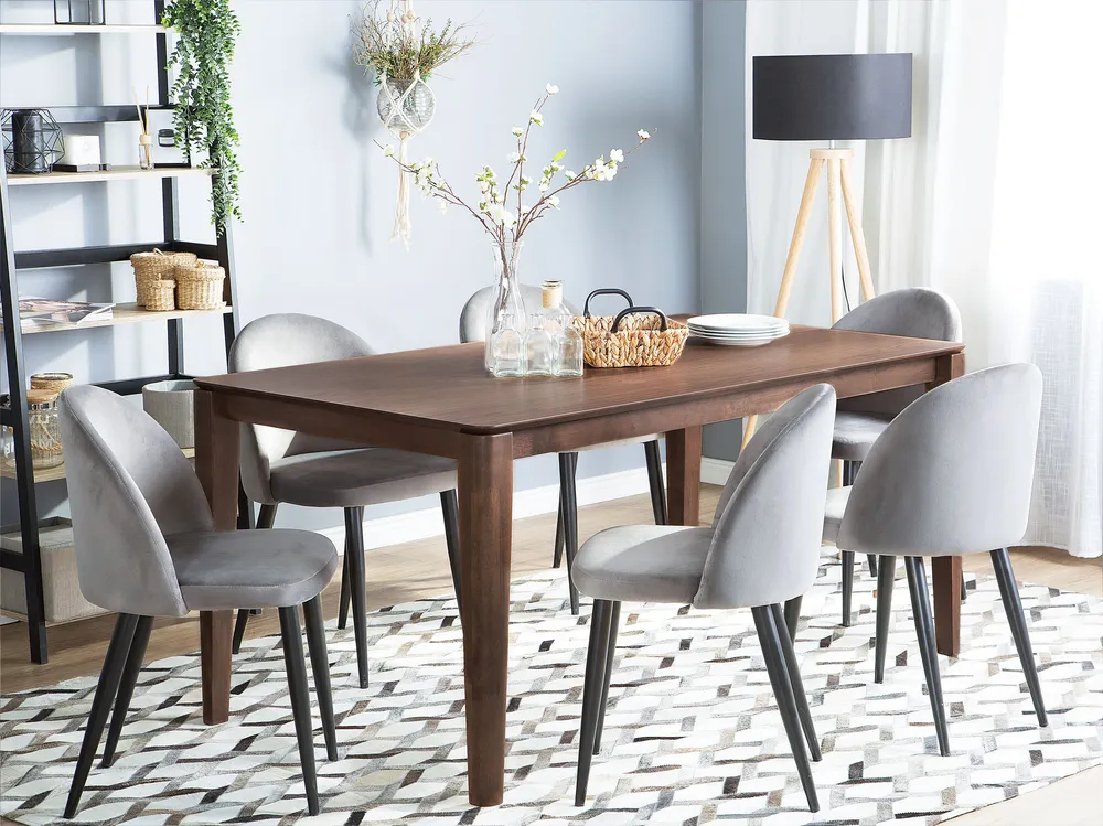 Tavolo da pranzo legno fosco 160 x 90 cm LOTTIE