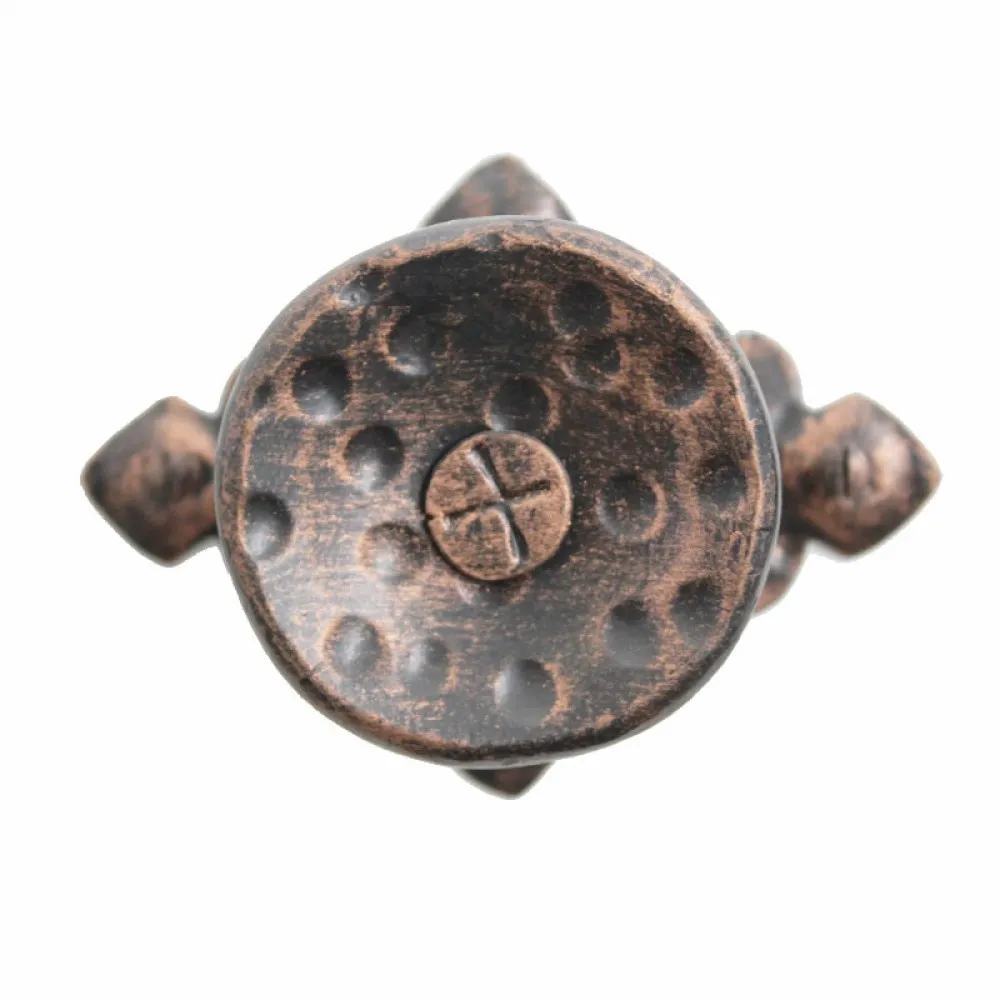 2261 Pomolo Stile Medievale Metallo ferroso Battuto per Porte Lorenz Ferart