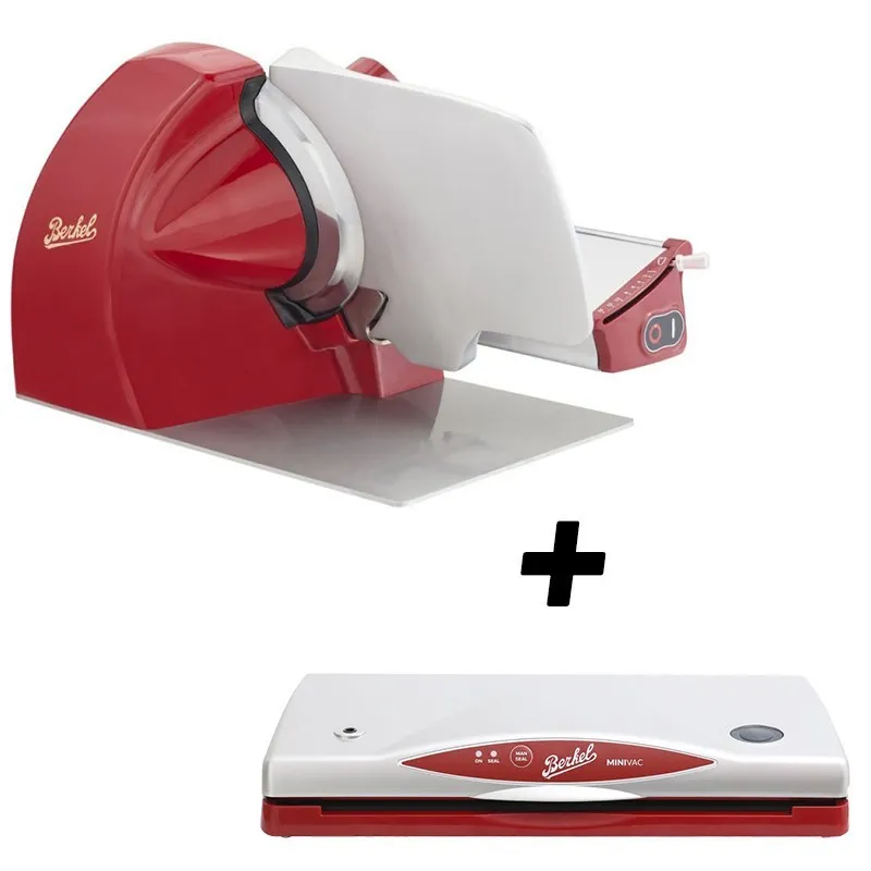 Berkel Affettatrice Home Line 250 Plus colore Rosso + Minivac Berkel