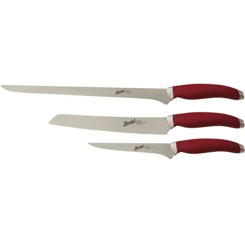 Berkel Teknica set Prosciutto 3 pz Rosso