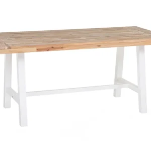 Acacia Dining Table 170 x 80 cm White SCANIA