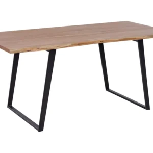 Acacia Dining Table 180 x 90 cm Light Wood Nero puro JAIPUR