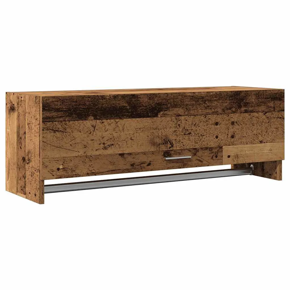Armadio Legno Antico 100x32,5x35 cm Legno Multistrato