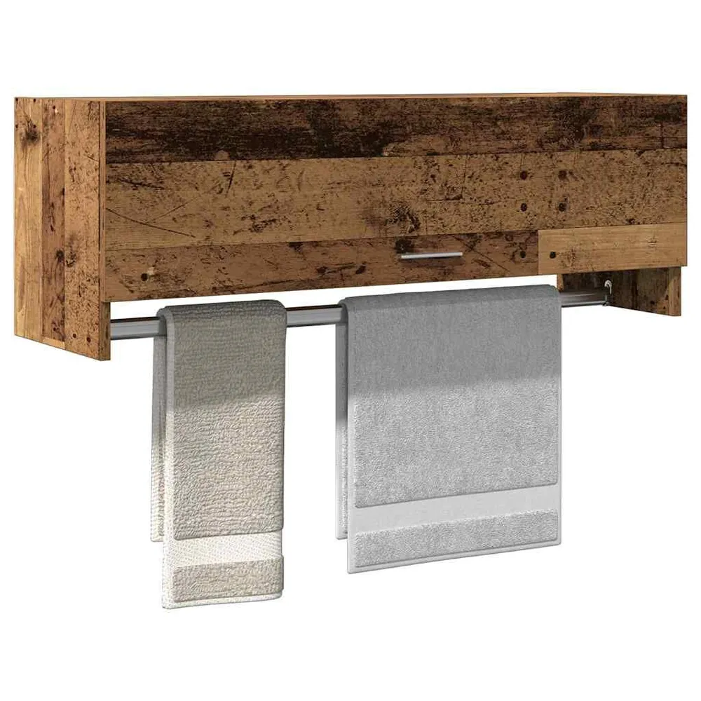 Armadio Legno Antico 100x32,5x35 cm Legno Multistrato