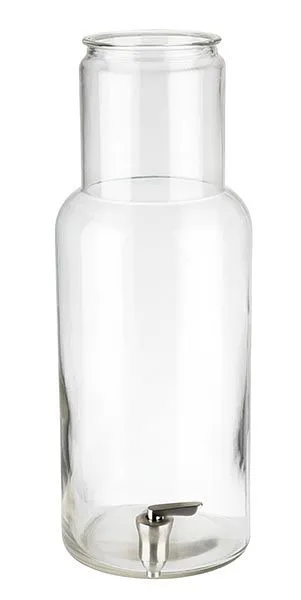 Bicchiere APS con rubinetto Ø 17 cm altezza: 46 cm contenitore vetro per distributore di bevande 75 litri 10427
