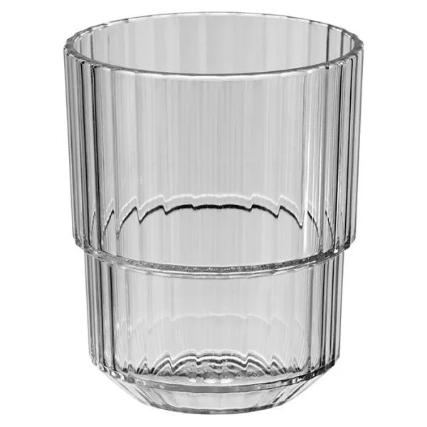 Bicchiere APS -LINEA- Ø 65 cm altezza: 8 cm Tritan 150 ml colore: grigio francese conf. da 48 10565