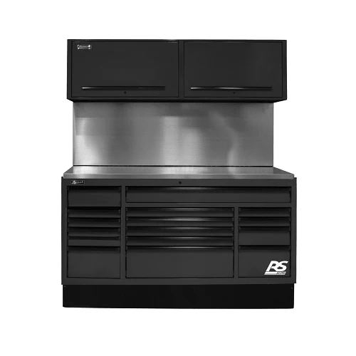 72” Black CTS Set Solid Back Splash BKCTS72001