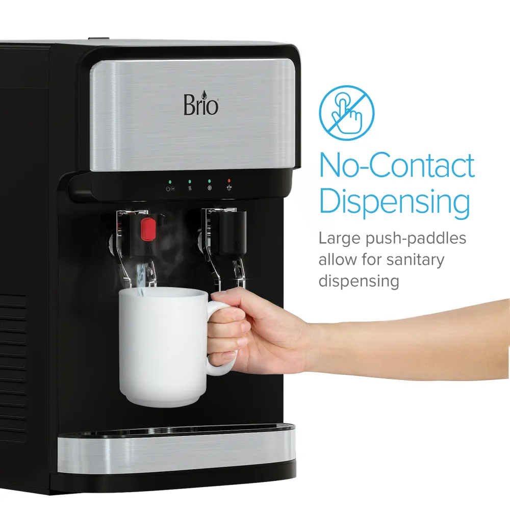 Brio 300 Series 3-Stage Stainless acciaio Bottleless Countertop Water Cooler