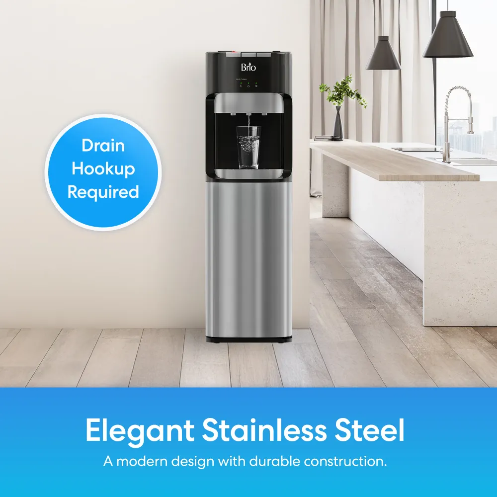 Brio 400 Series 4-Stage Reverse Osmosis Bottleless Water Cooler