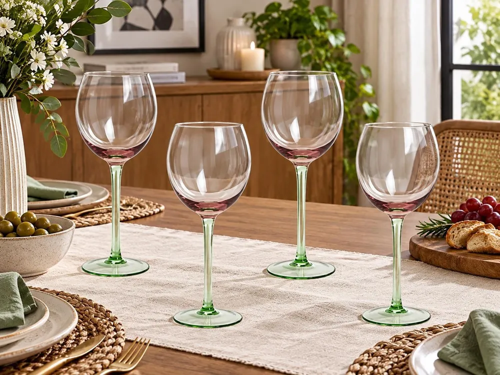 Calici da vino DIOPSIDE Set di 4 Rosa