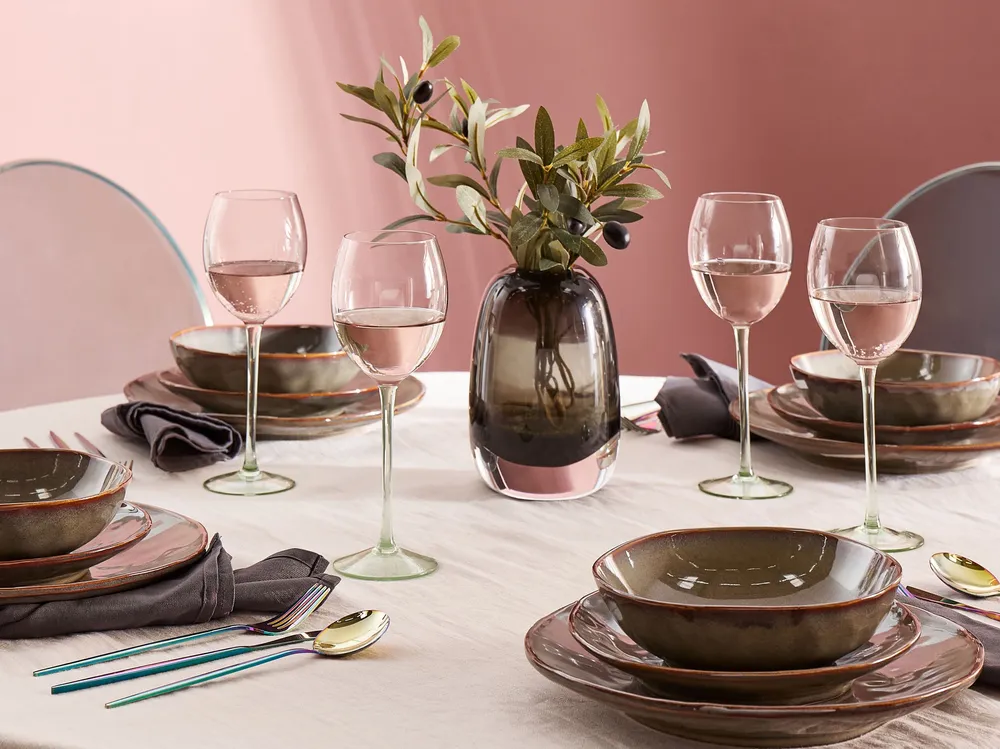 Calici da vino DIOPSIDE Set di 4 Rosa