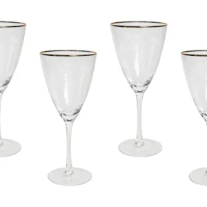 Calici da vino TOPAZ Set di 4 Trasparente