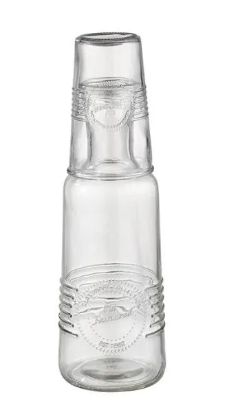 Caraffa vetro APS -OLD FASHIONED- Ø 95 cm altezza: 31 cm vetro set da 2 pezzi Ø 95 cm altezza: 27 cm 1 litro Ø 8 cm altezz...
