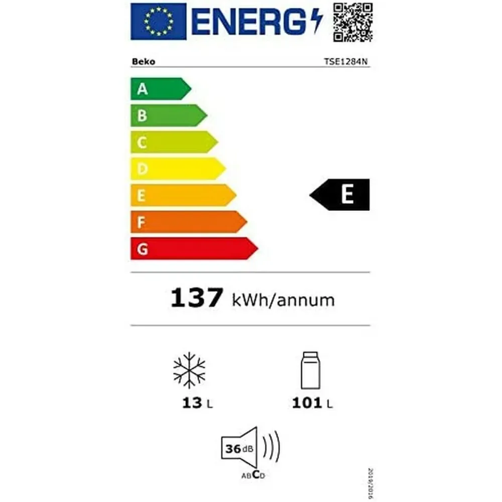 Frigorifero BEKO TSE1284N Bianco