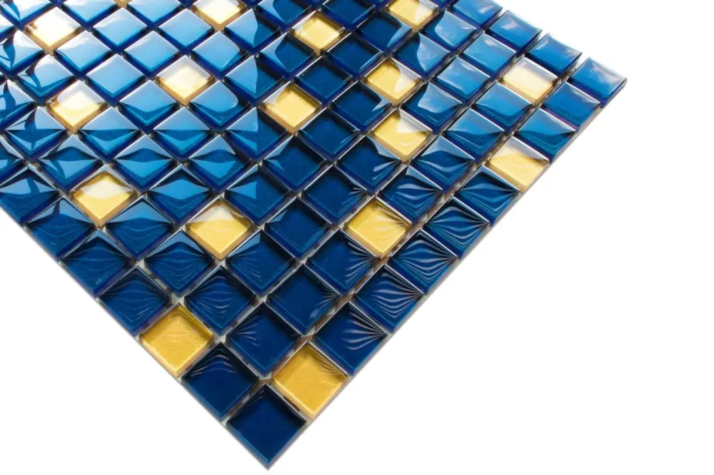 Glass mosaic on maglia bathroom or kitchen 30 cm x 30 cm - Starry sky