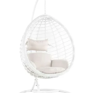 Hanging Chair Stand FANO PE Rattan White