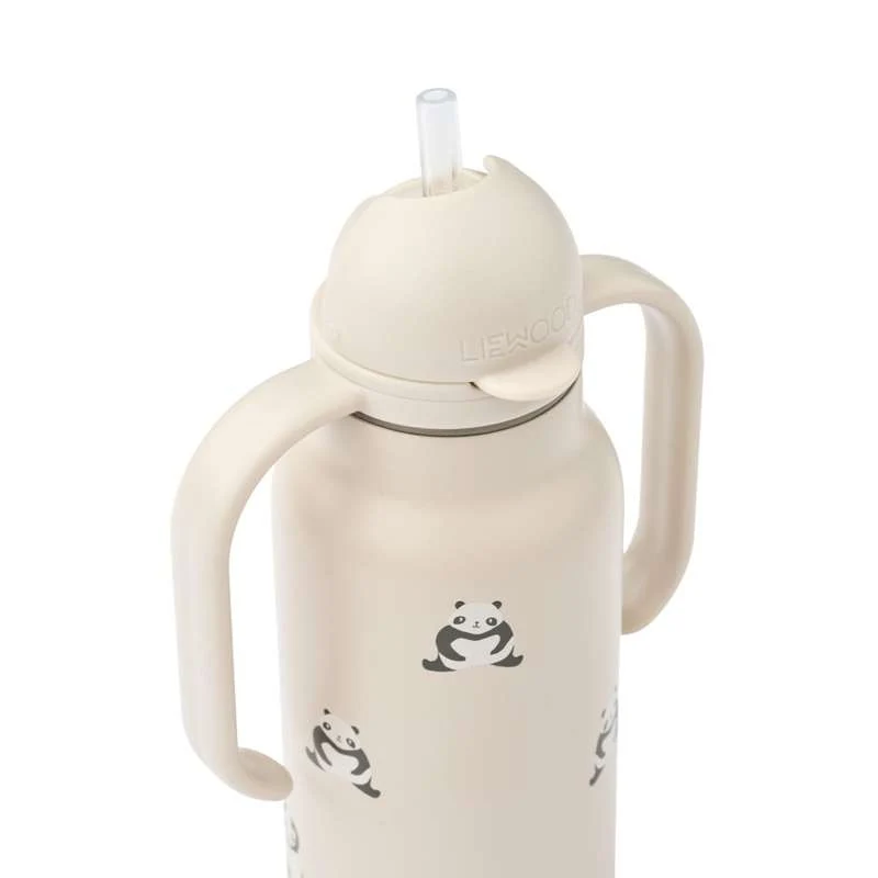 Liewood Kimmie Drikkeflaske - Rustfrit Stål - 250ml - Ridotto Panda/Sandy