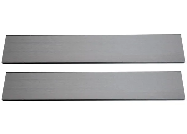 Mendler set di 7 lamelle per frangivista WPC Sarthe pannelli protezione dal vento circa 1qm 90cm grigio 76237+76240