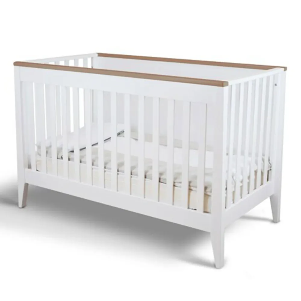 Pali Botticelli Modificabile Crib White/Walnut