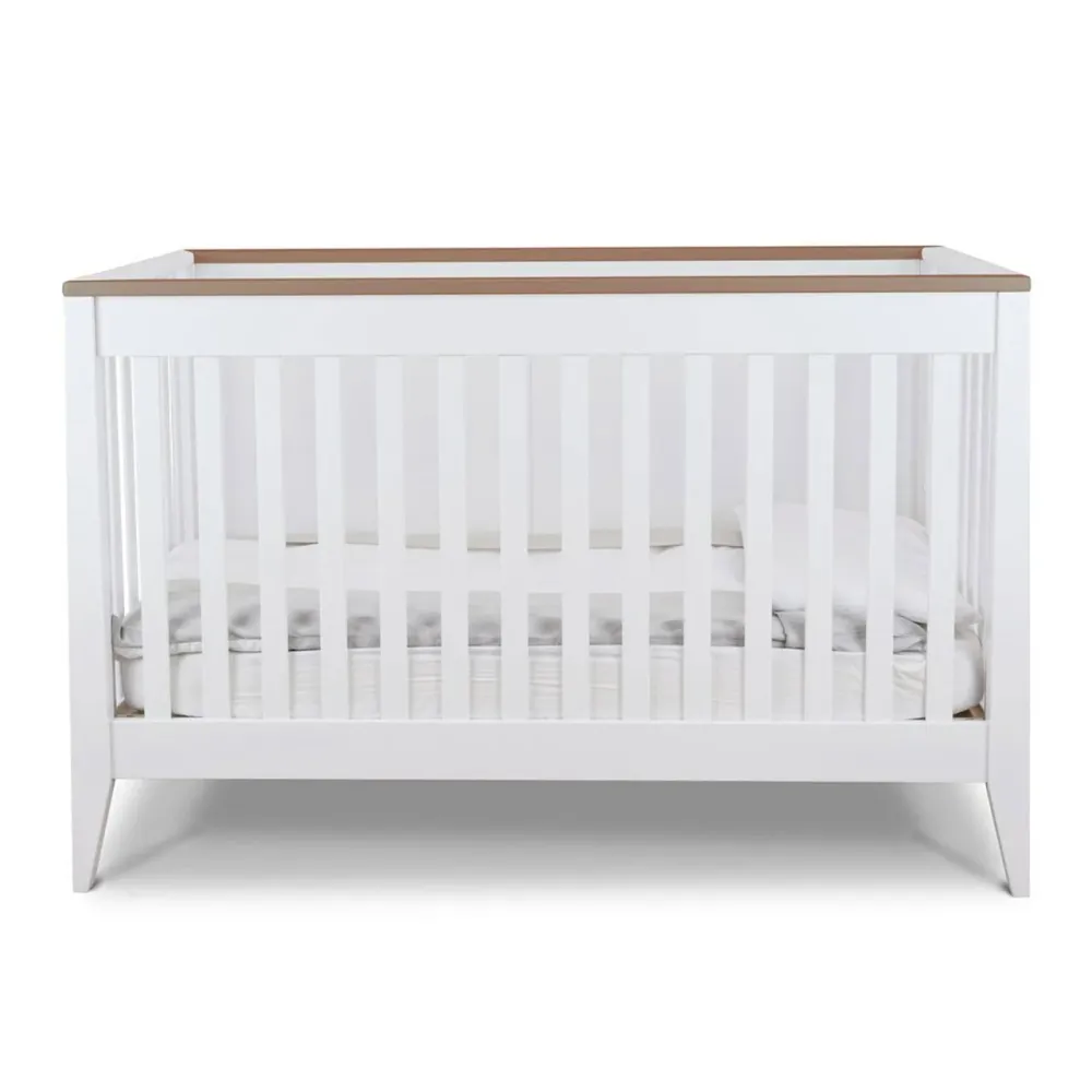 Pali Botticelli Modificabile Crib White/Walnut
