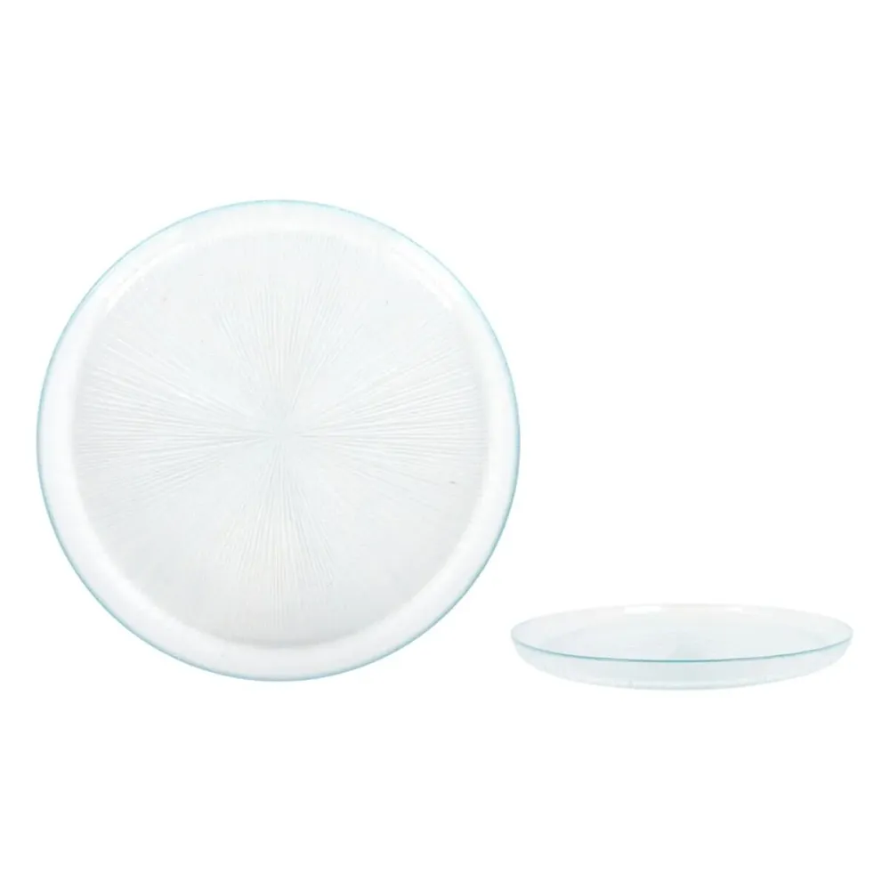 Piatto da pranzo La Mediterránea Venezia Vetro Ø 25 cm Ø 25 x 2 cm (6 Unità)