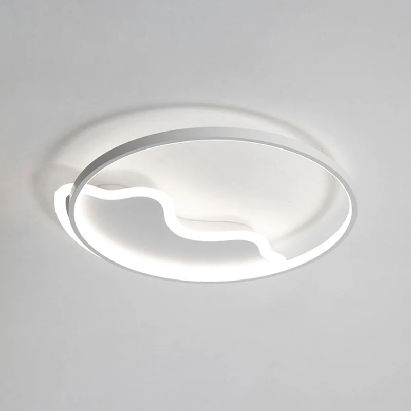 Plafoniera da incasso soffitto montagna per sala da pranzo, acrilico, stile attuale, bianco