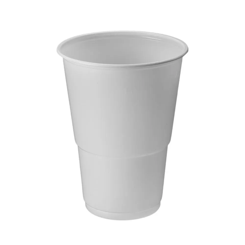 Set di Bicchieri Algon Bianco 330 ml 50 Pezzi (12 Unità)
